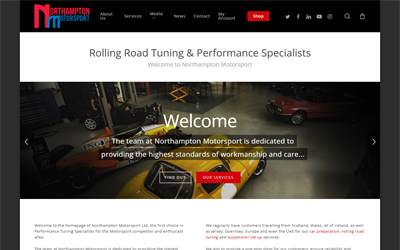 Website preview for Northampton Motorsport