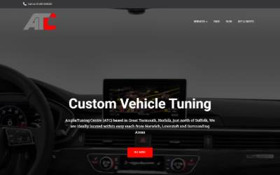 Website preview for AngliaTuning Centre