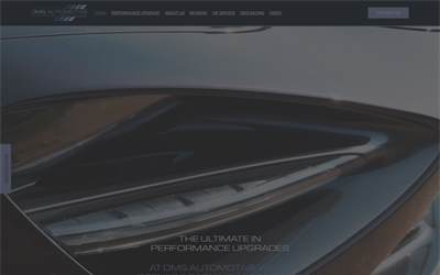 Website preview for DMS Automotive