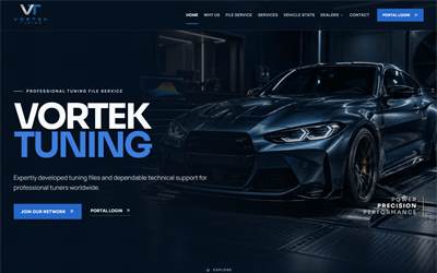Website preview for vortek tuning