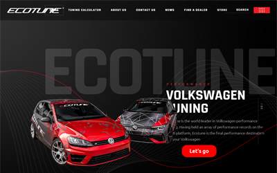 Website preview for ECOTune
