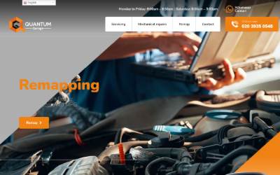 Website preview for Quantum Garage Ltd