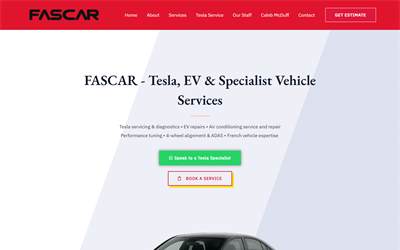 Website preview for French Auto Solutions