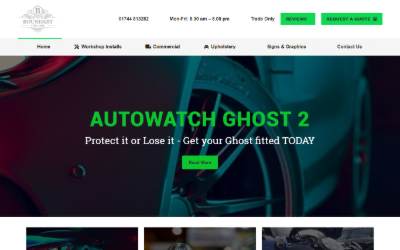 Website preview for Boundary Car Care Ltd