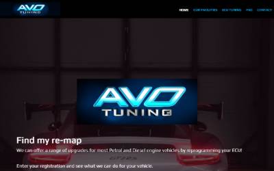 Website preview for Avo Tuning