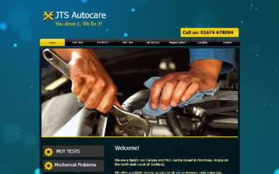 Website preview for Jtsautocare