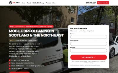 Website preview for EngiClean