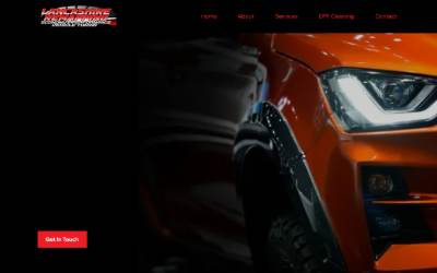 Website preview for Lancashire Remapping