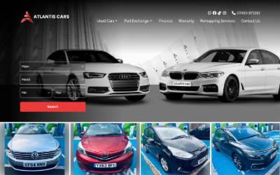 Website preview for Atlantis Traders UK LTD
