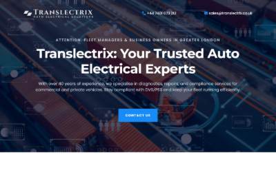 Website preview for Translectrix
