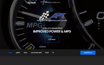 Website preview for AP Tuning