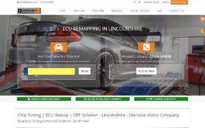 Website preview for Glenside Motor Company