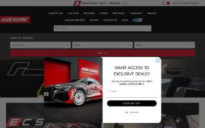 Website preview for Awesome GTI