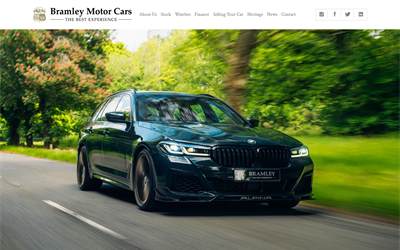 Website preview for Bramley Motor Cars