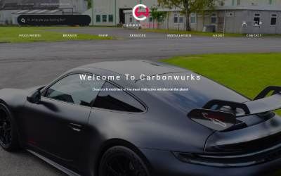 Website preview for Carbonwurks