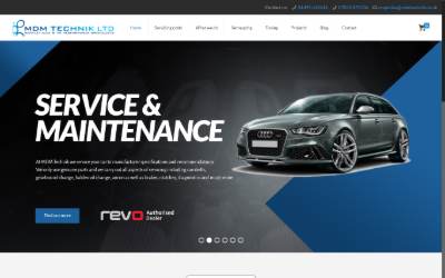 Website preview for MDM Technik