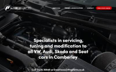 Website preview for The Phirm