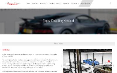 Website preview for Topaz Hatfield