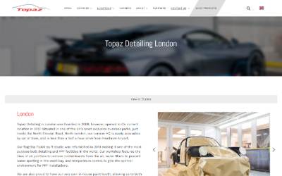Website preview for Topaz London