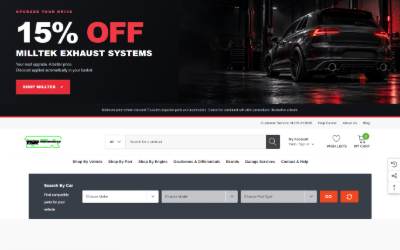 Website preview for T S R Performance