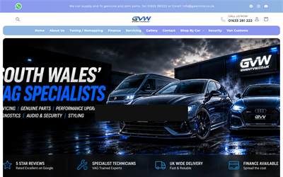 Website preview for Gwent vw