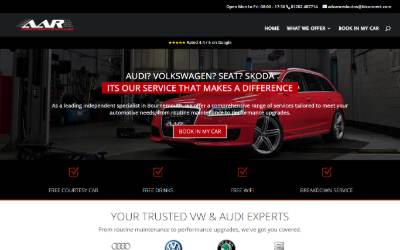Website preview for Advanced Auto Repairs Ltd
