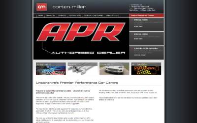 Website preview for Corten-Miller Performance