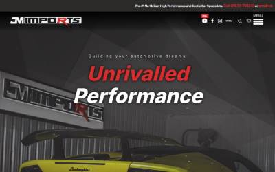 Website preview for JM Imports Ltd