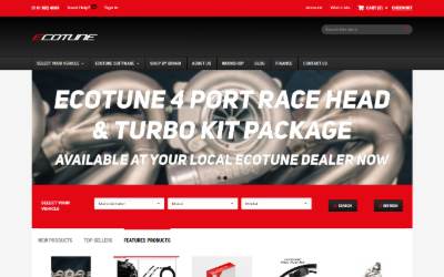 Website preview for Ecotune Scotland Ltd.