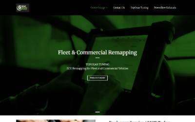 Website preview for Grove Garage
