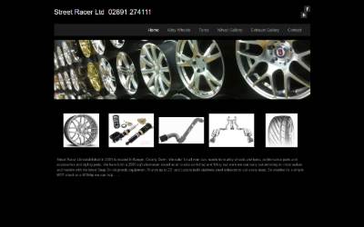 Website preview for Streetracer Ltd