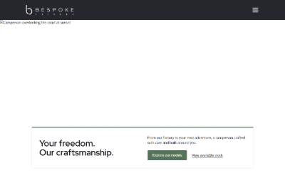 Website preview for OBSpoke Services Ltd (T/A Bespoke NI) - Revo Authorised Van Tuning Center