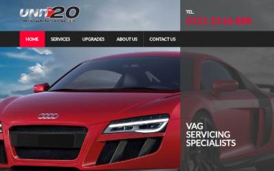 Website preview for Unit 20 - VW & Audi Specialists