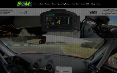 Website preview for Simon Green Motorsport