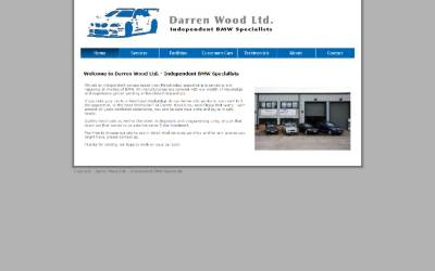 Website preview for Darren Wood