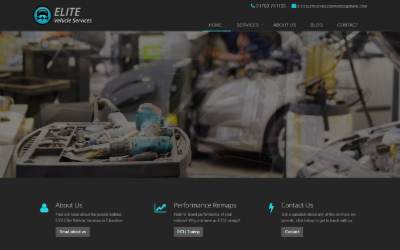 Website preview for EVS ELITE VEHICLE SERVICES LTD