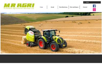 Website preview for Marcus Rickard Agricultural Services LTD