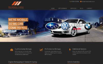 Website preview for Potenza Tuning