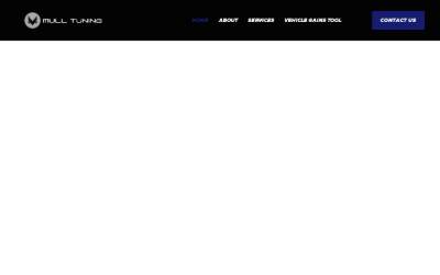 Website preview for Mull Tuning
