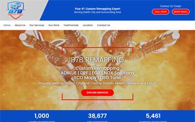 Website preview for B7B Remapping