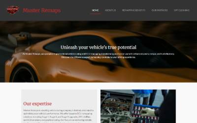 Website preview for Muster Remaps