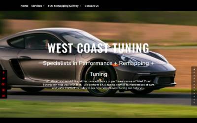 Website preview for West Coast Tuning