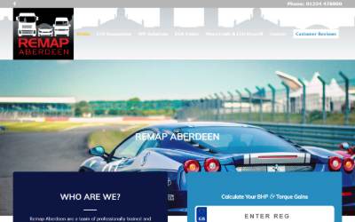 Website preview for Remap Aberdeen