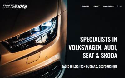 Website preview for Total VAG