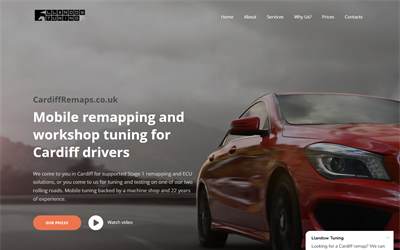 Website preview for Cardiff Remaps