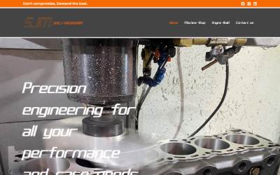 Top of the website for SpecJ Motorsport LTD