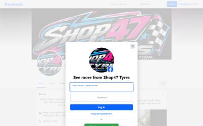Website preview for Shop47 Tyres & Motorsport Preparation