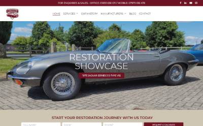 Website preview for Carrosserie