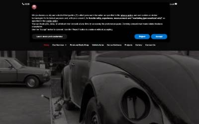 Top of the website for VC Classics
