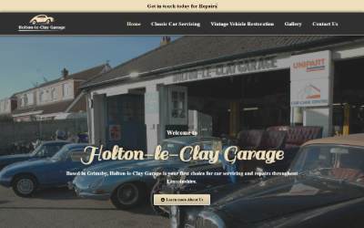 Website preview for James Allen Classic and Vintage Ltd